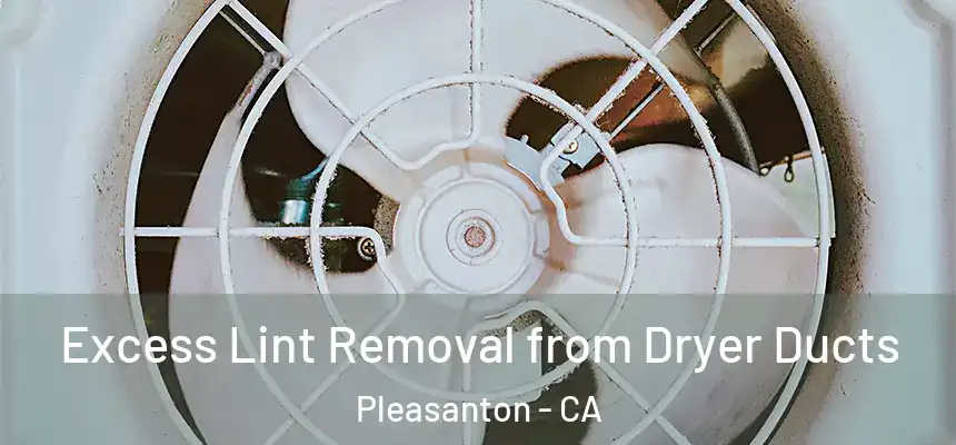Excess Lint Removal from Dryer Ducts Pleasanton - CA